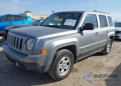 2016 Jeep Patriot Sport из США, поврежденный, VIN 1C4NJPBA3GD735222
